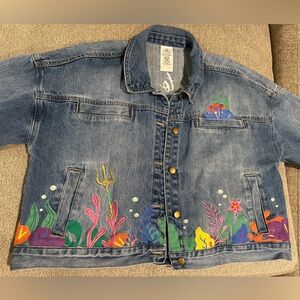 Disney Store The Little Mermaid Denim Jacket.